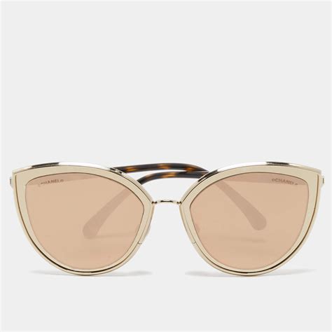 chanel gold sunglasses 2018|Sunglasses .